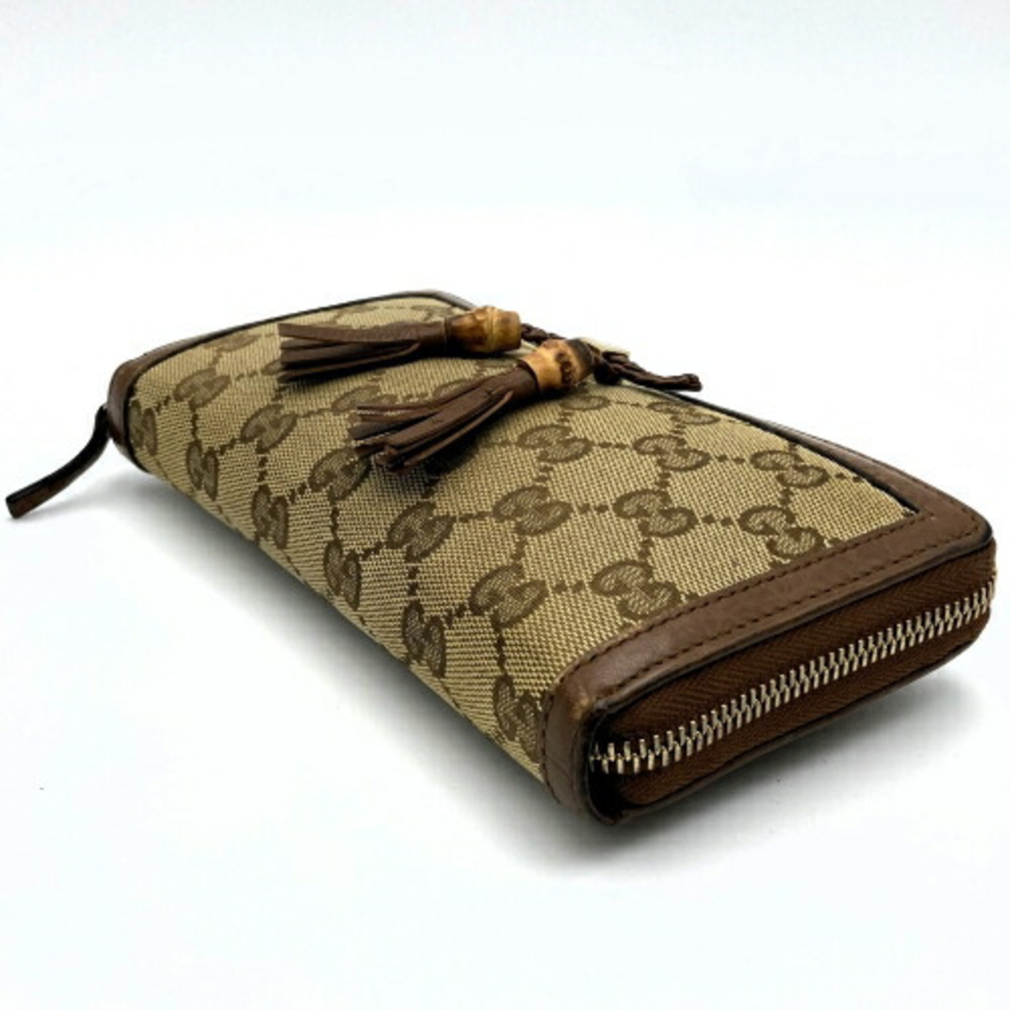 GUCCI GG pattern long wallet brown canvas ladies fashion accessory 269991 USED ITQDY8MBLXEW