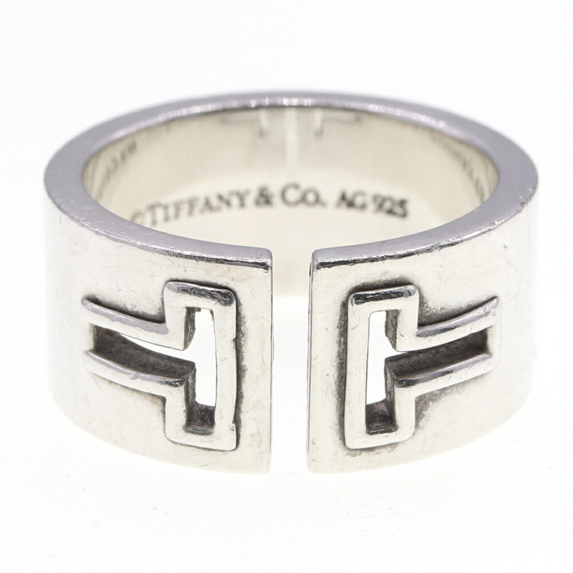 Tiffany Ring T Cutout SV Sterling Silver 925 Women's TIFFANY&CO