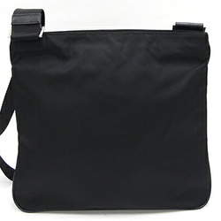 Prada Shoulder Bag VA0563 Black Nylon Leather Crossbody Ladies Men PRADA
