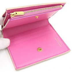 BVLGARI Bifold Wallet Infinitum Pink Leather Ladies
