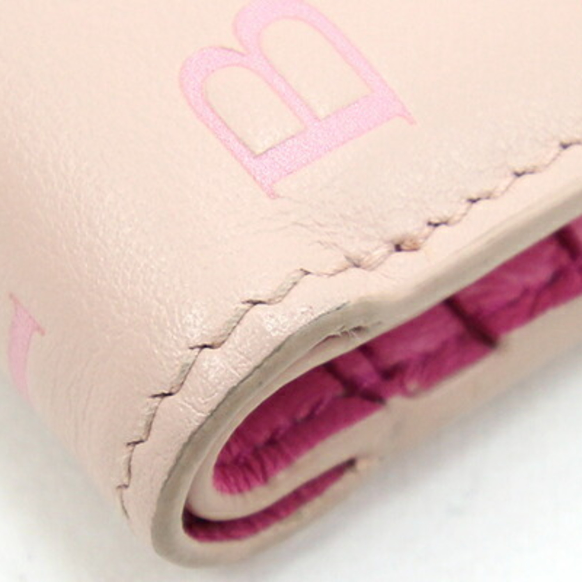 BVLGARI Bifold Wallet Infinitum Pink Leather Ladies