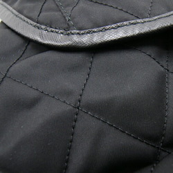 Prada Backpack 1BZ811 Black Nylon Leather Rucksack Quilted Ladies PRADA