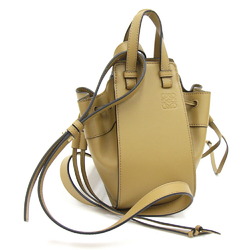 LOEWE Handbag Anagram Hammock Drawstring Bag 314.30.V07 Oak Khaki Classic Calf Women