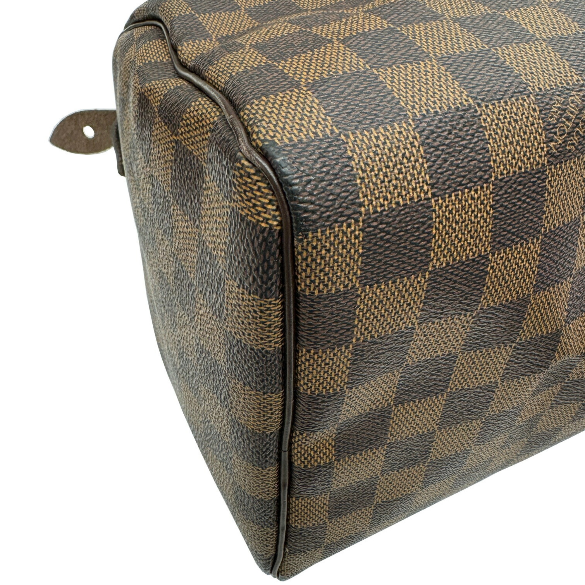 LOUIS VUITTON Louis Vuitton Speedy 30 Damier N41364 AA5018 Handbag Tote Bag Ebene Women's