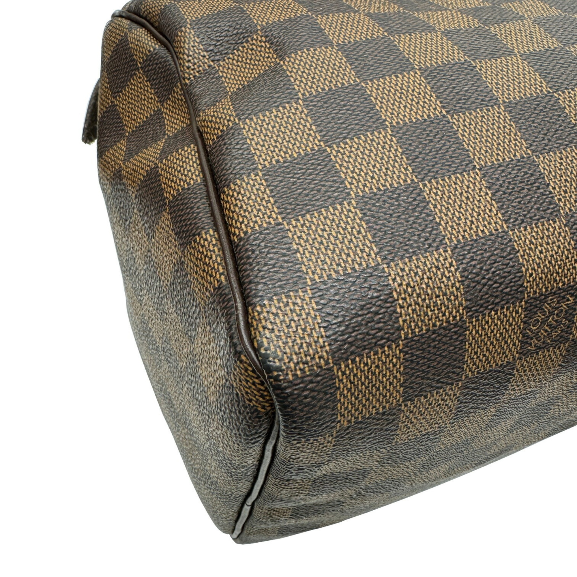 LOUIS VUITTON Louis Vuitton Speedy 30 Damier N41364 AA5018 Handbag Tote Bag Ebene Women's