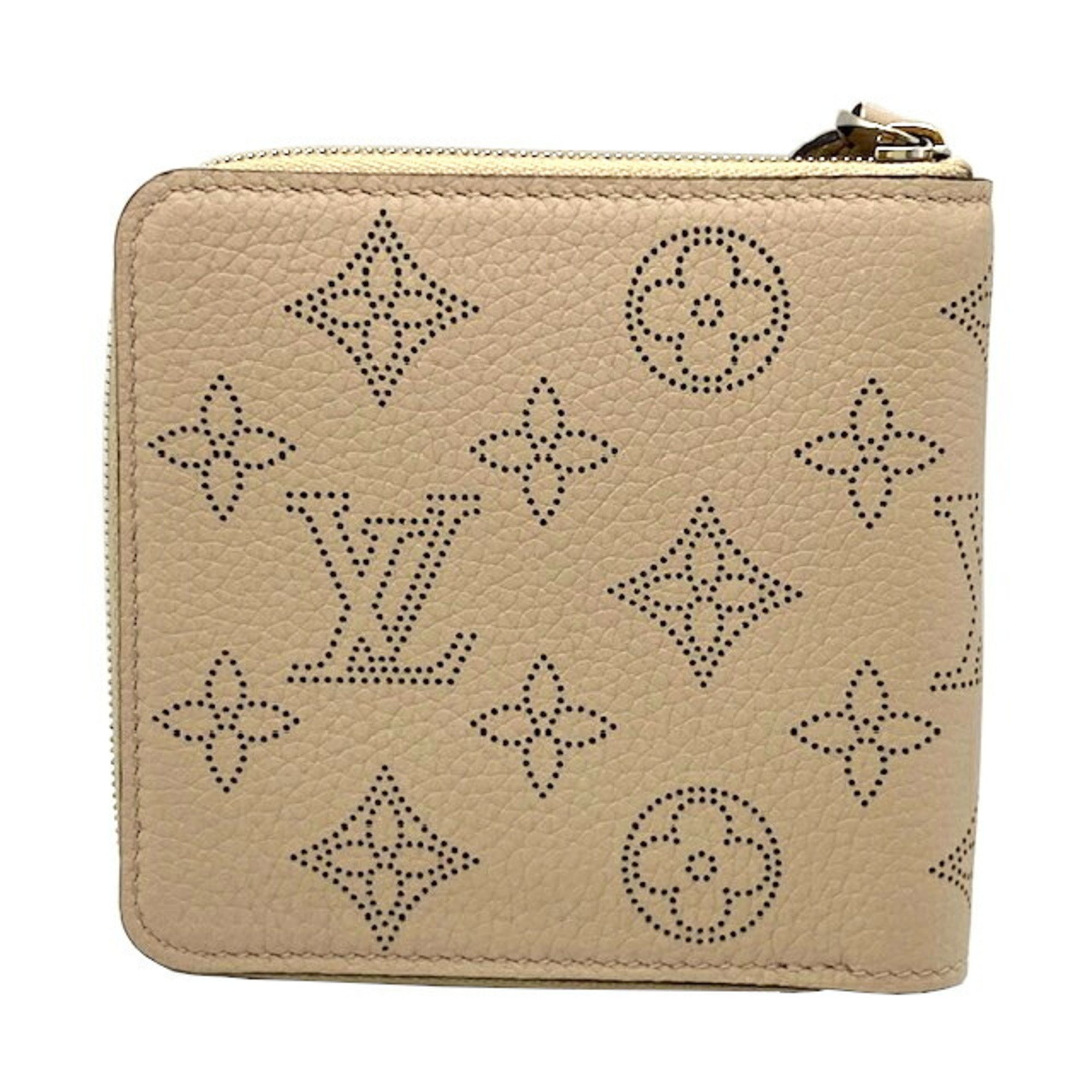 LOUIS VUITTON Zippy Compact Wallet Mahina Gale M81653 RFID