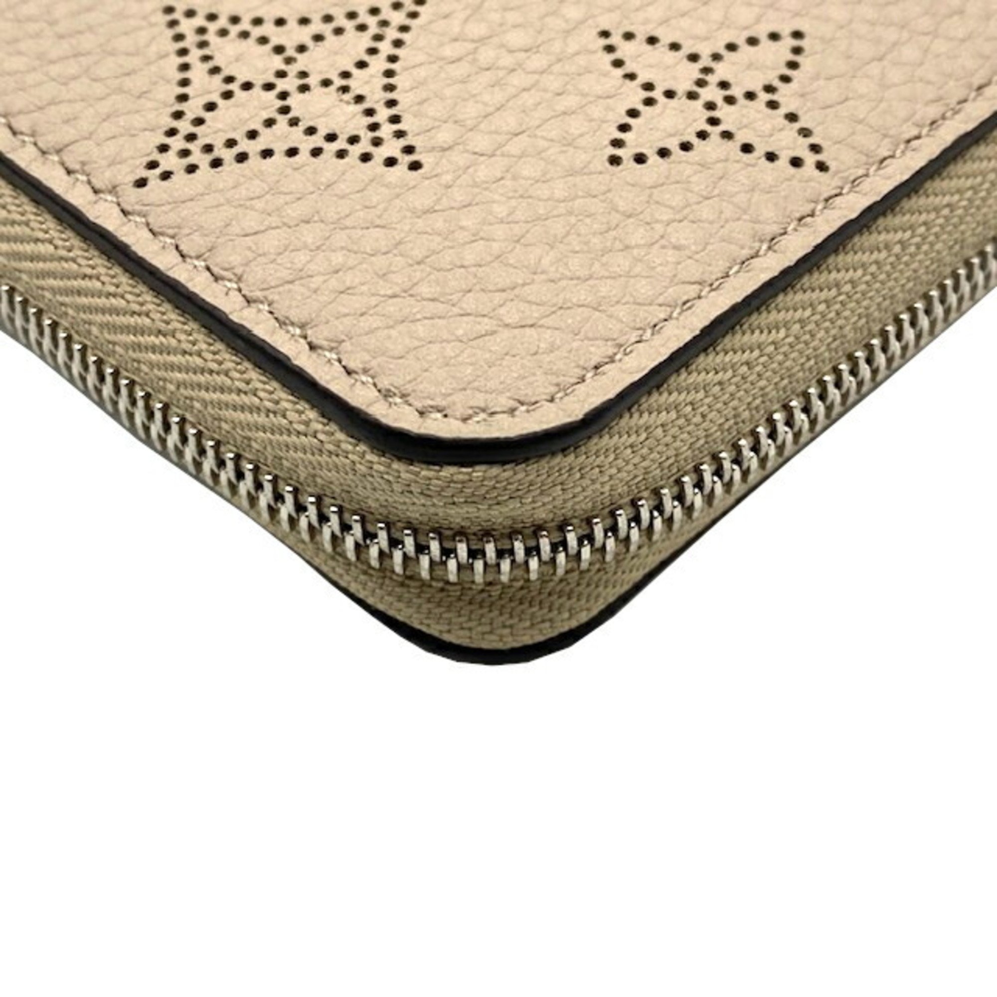 LOUIS VUITTON Zippy Compact Wallet Mahina Gale M81653 RFID