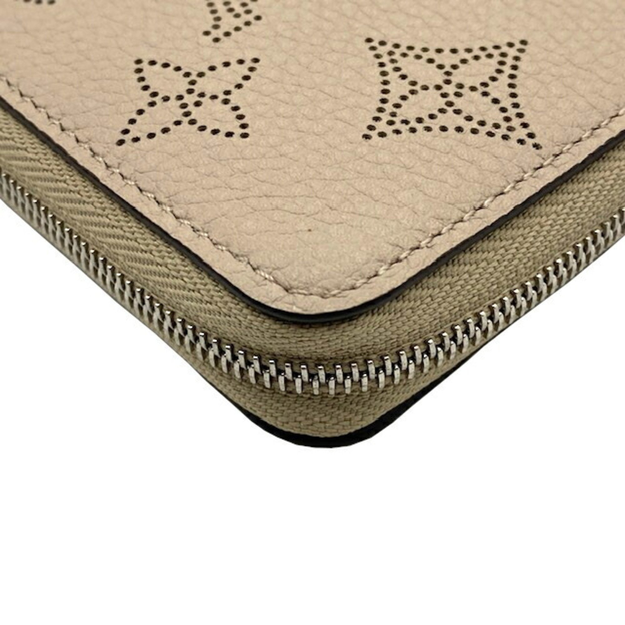 LOUIS VUITTON Zippy Compact Wallet Mahina Gale M81653 RFID