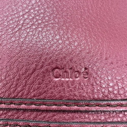 Chloé Chloe Handbag Mercy Leather Bordeaux Wine Red Ladies