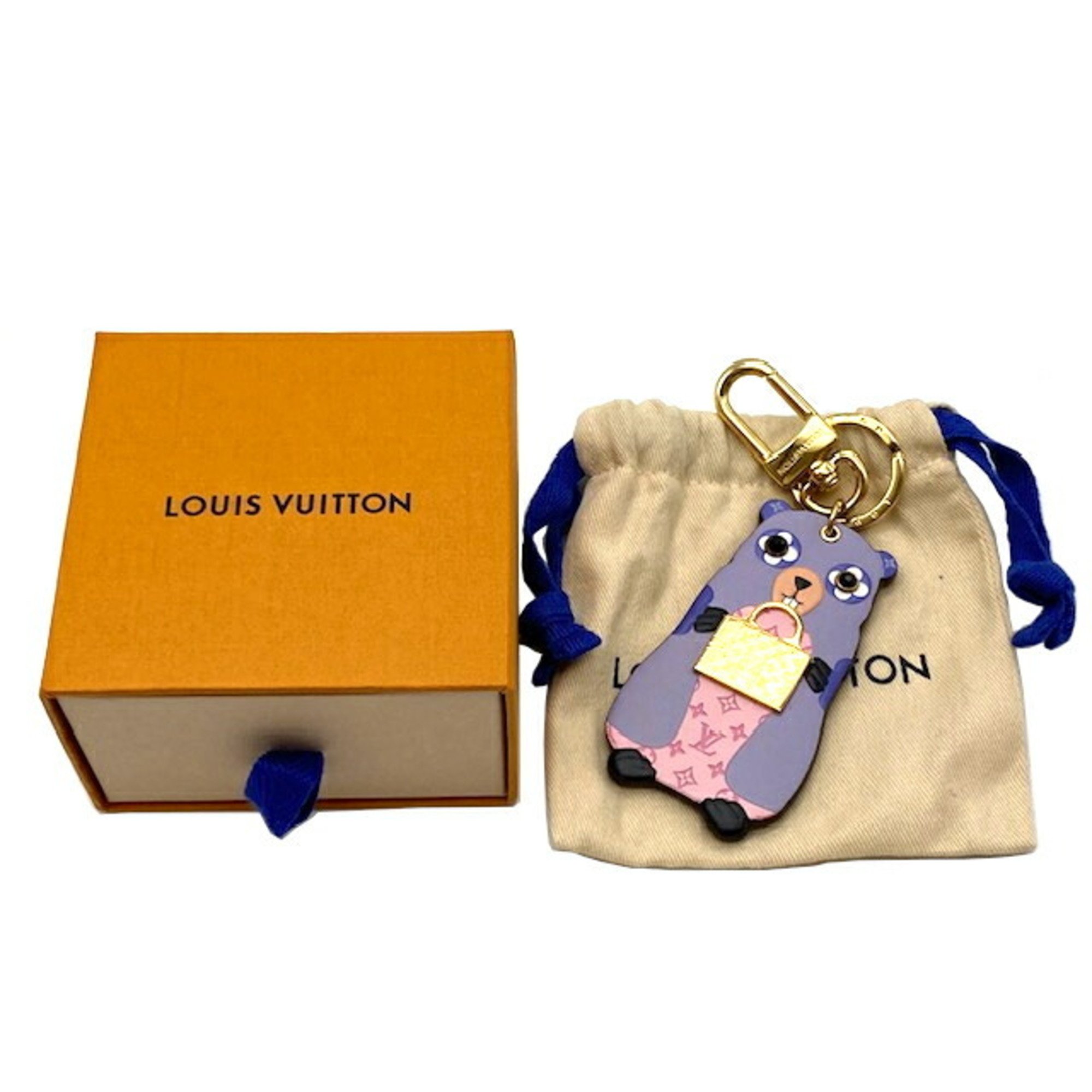 LOUIS VUITTON Keychain/LV Marmot M01350