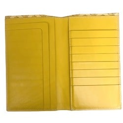 GOYARD Billfold Wallet Long Flap Bifold Goyard Canvas Yellow Men's Women's