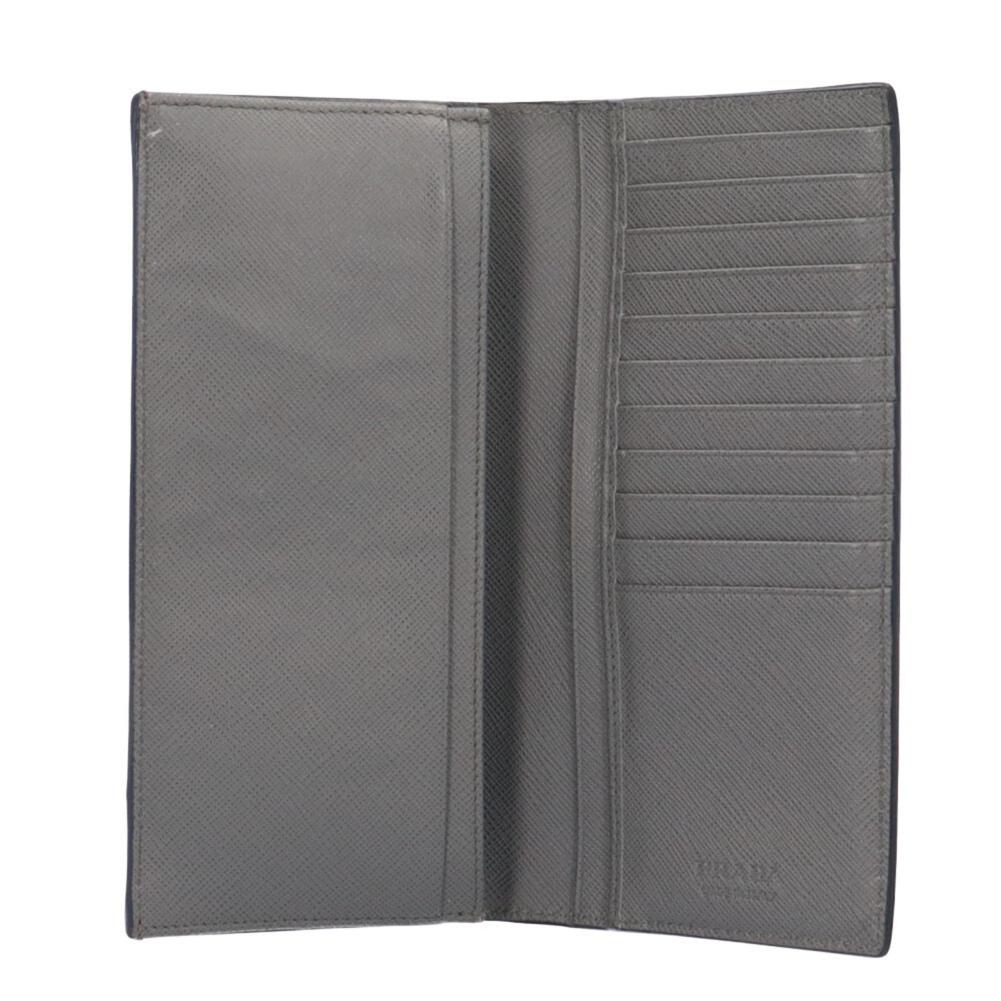 Prada Saffiano Long Wallet Leather Men's PRADA BRB10000000120768