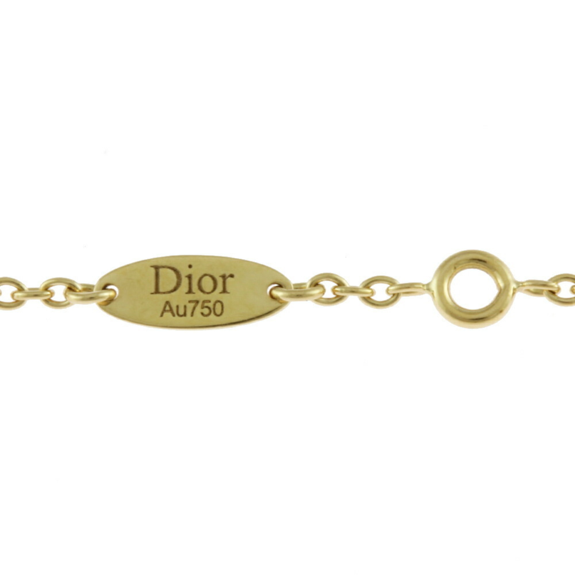 Christian Dior Dior Rose de Van Bracelet 18K Mother of Pearl Diamond Women's BRJ10000000120983