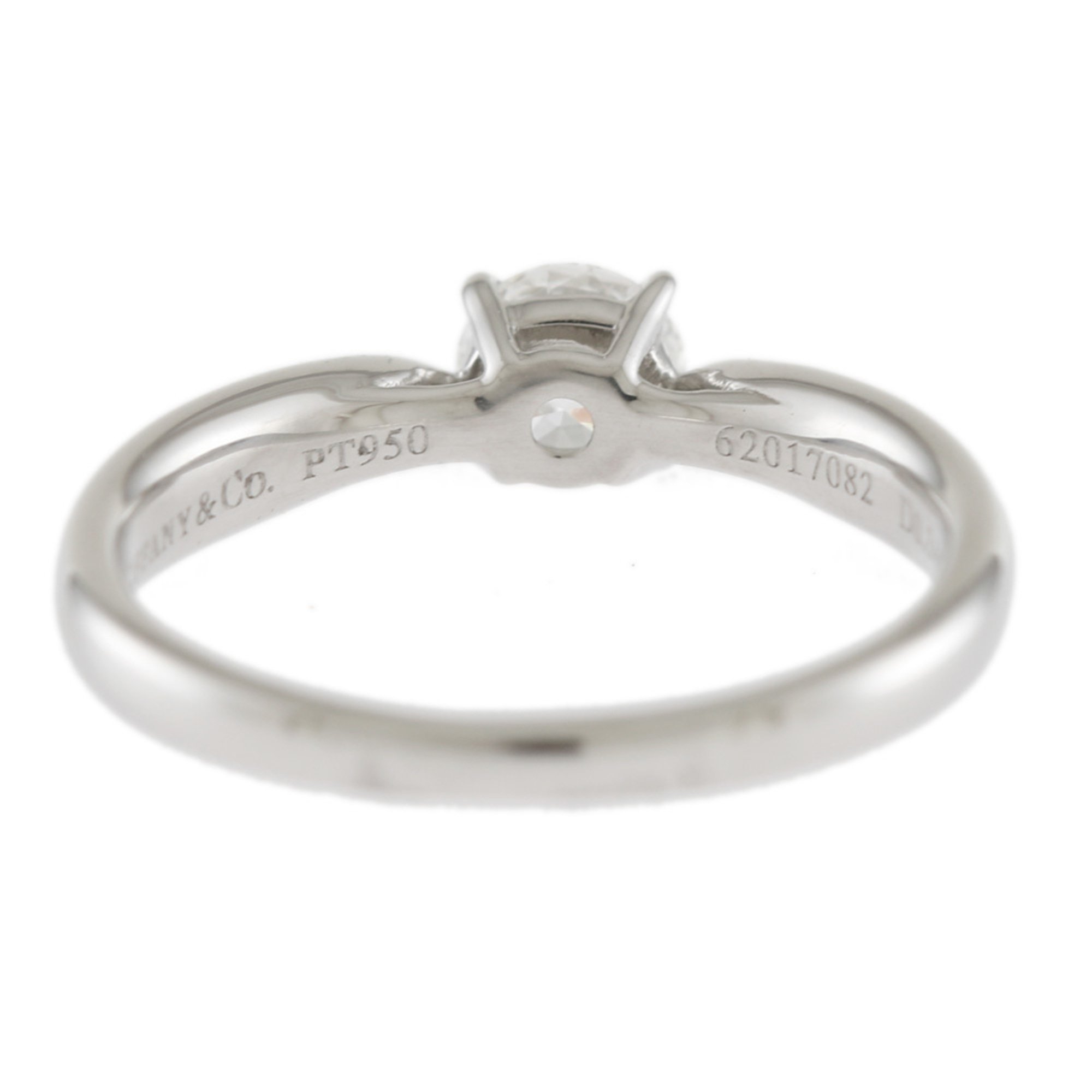 Tiffany Harmony Ring No. 7.5 Pt950 Platinum Diamond 0.34ct Women's TIFFANY&Co. BRJ09000000044409