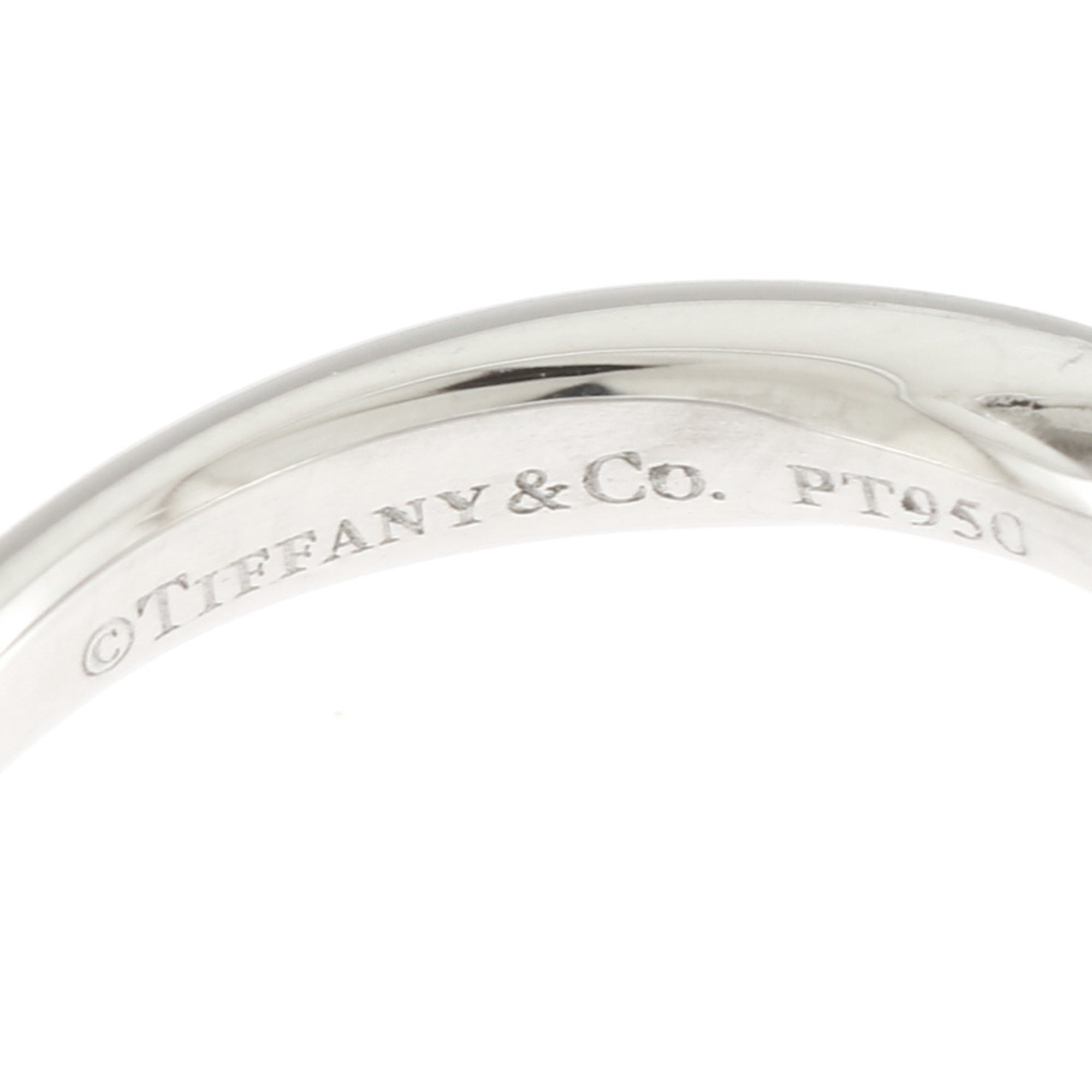 Tiffany Harmony Ring No. 7.5 Pt950 Platinum Diamond 0.34ct Women's TIFFANY&Co. BRJ09000000044409