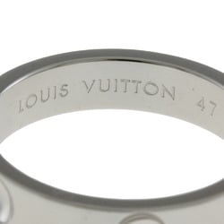 Louis Vuitton Petit Berg Empreinte Ring No. 7 Pt950 Platinum Women's LOUIS VUITTON BRJ10000000119274