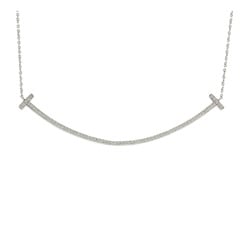 Tiffany T Smile Diamond Necklace 18K Women's TIFFANY&Co. BRJ10000000121023
