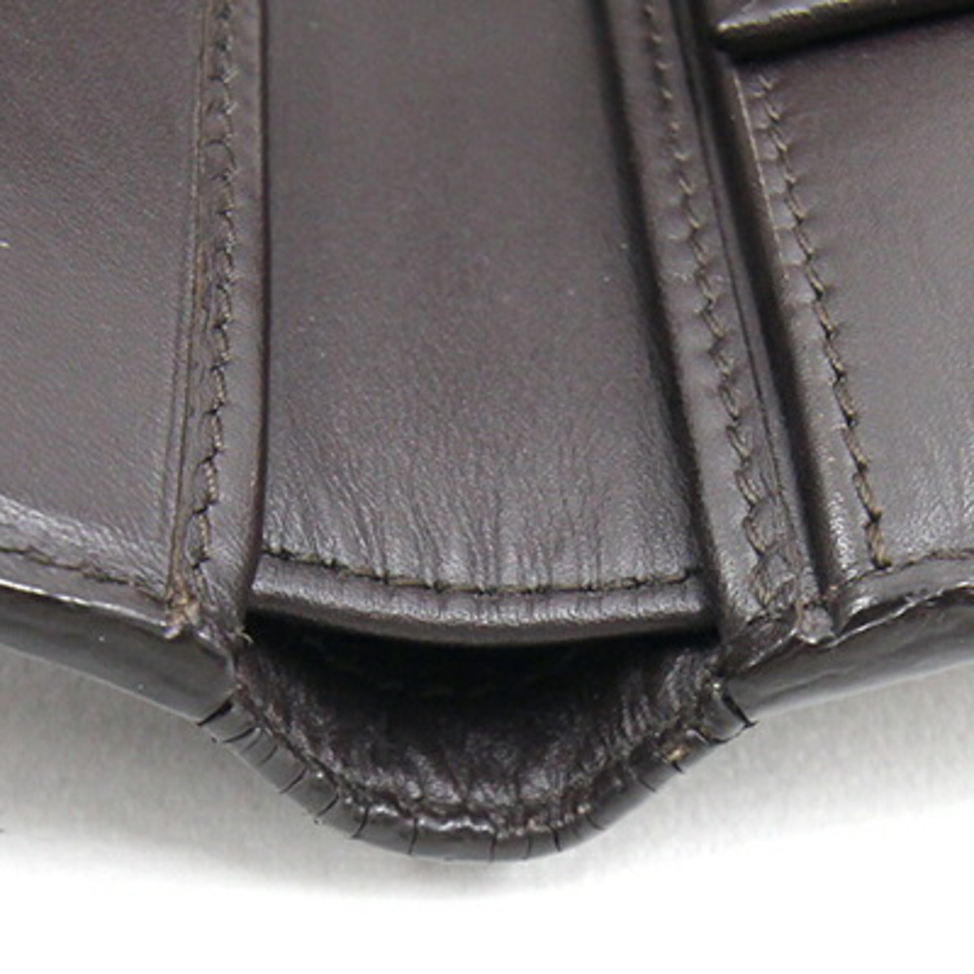 Bottega Veneta Bifold Wallet Intrecciato 193642 Dark Brown Leather Men's BOTTEGA VENETA