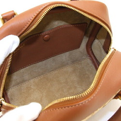 LOEWE Handbag Anagram Amazona 16 A039N21X Brown Jacquard Leather Shoulder Bag Ladies