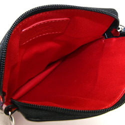 Christian Louboutin Louboutin Shoulder Bag B 1225019 Red Multicolor Enamel Pochette Men's Women's Smartphone Christian