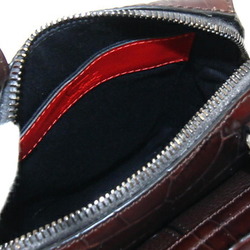 Christian Louboutin Louboutin Shoulder Bag 1185022 Dark Brown Leather Studs Men Women Christian