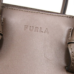 Furla Handbag Miastella WB00727 Brown Yellow Leather Shoulder Bag Bicolor Women's FURLA