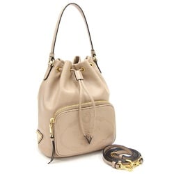 Prada Handbag 1BH038 Beige Leather Shoulder Bag Ladies PRADA