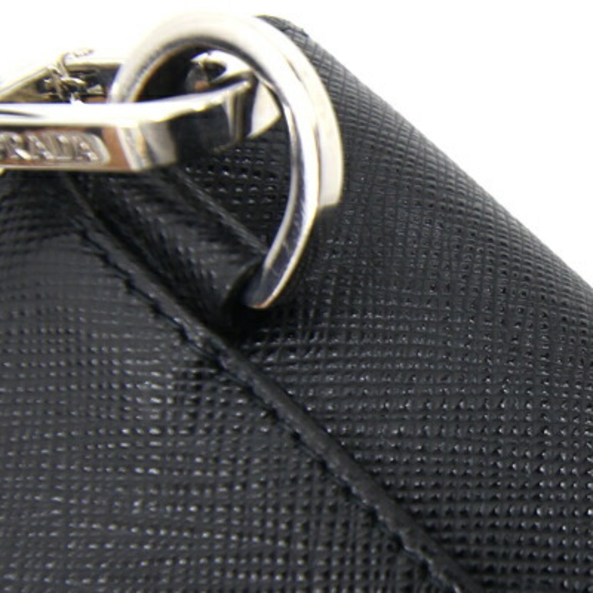 Prada Shoulder Bag Black Leather Crossbody Men's Women's PRADA