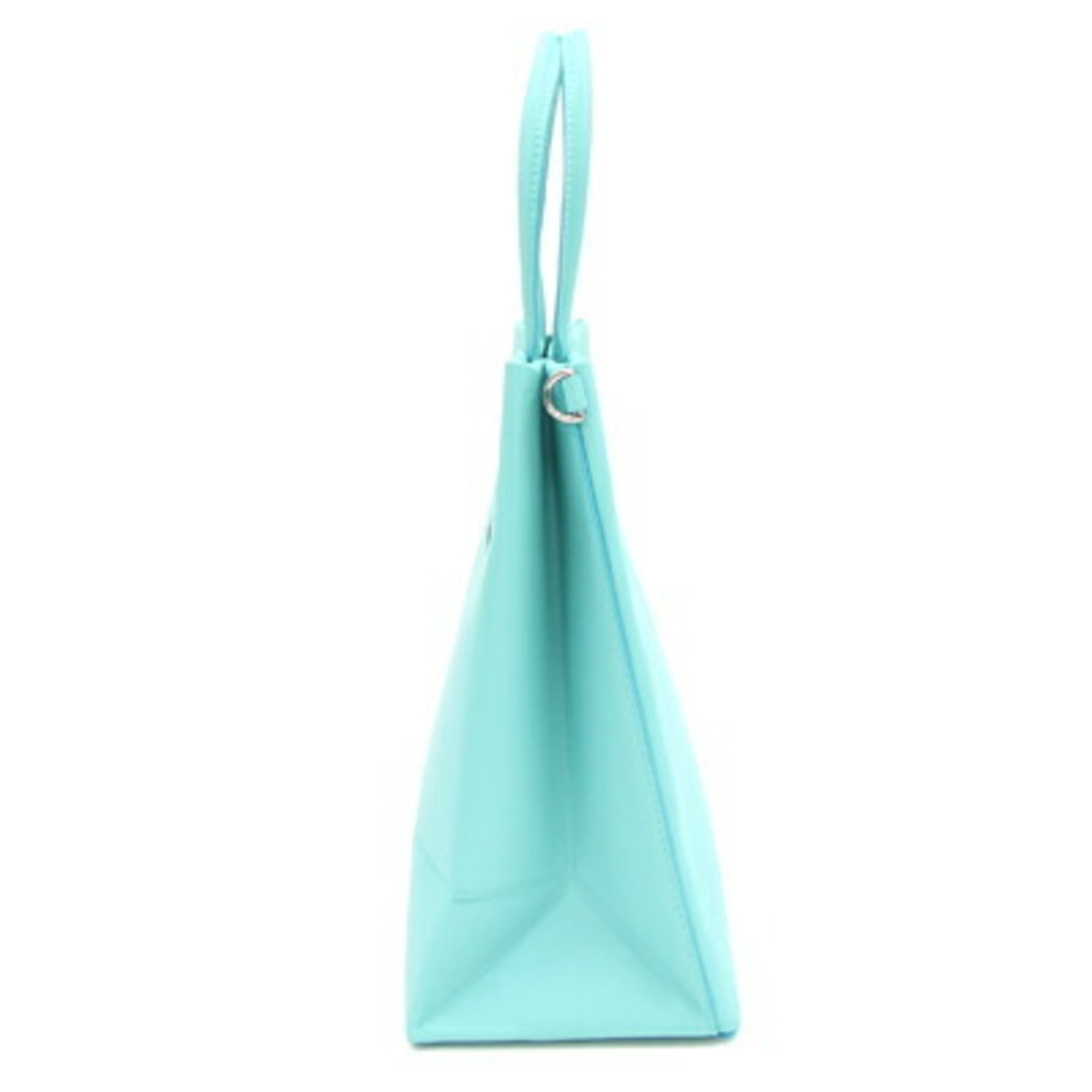 Tiffany Handbag Cat Street Small Shopper Blue Leather Tote Light Women's TIFFANY&Co.
