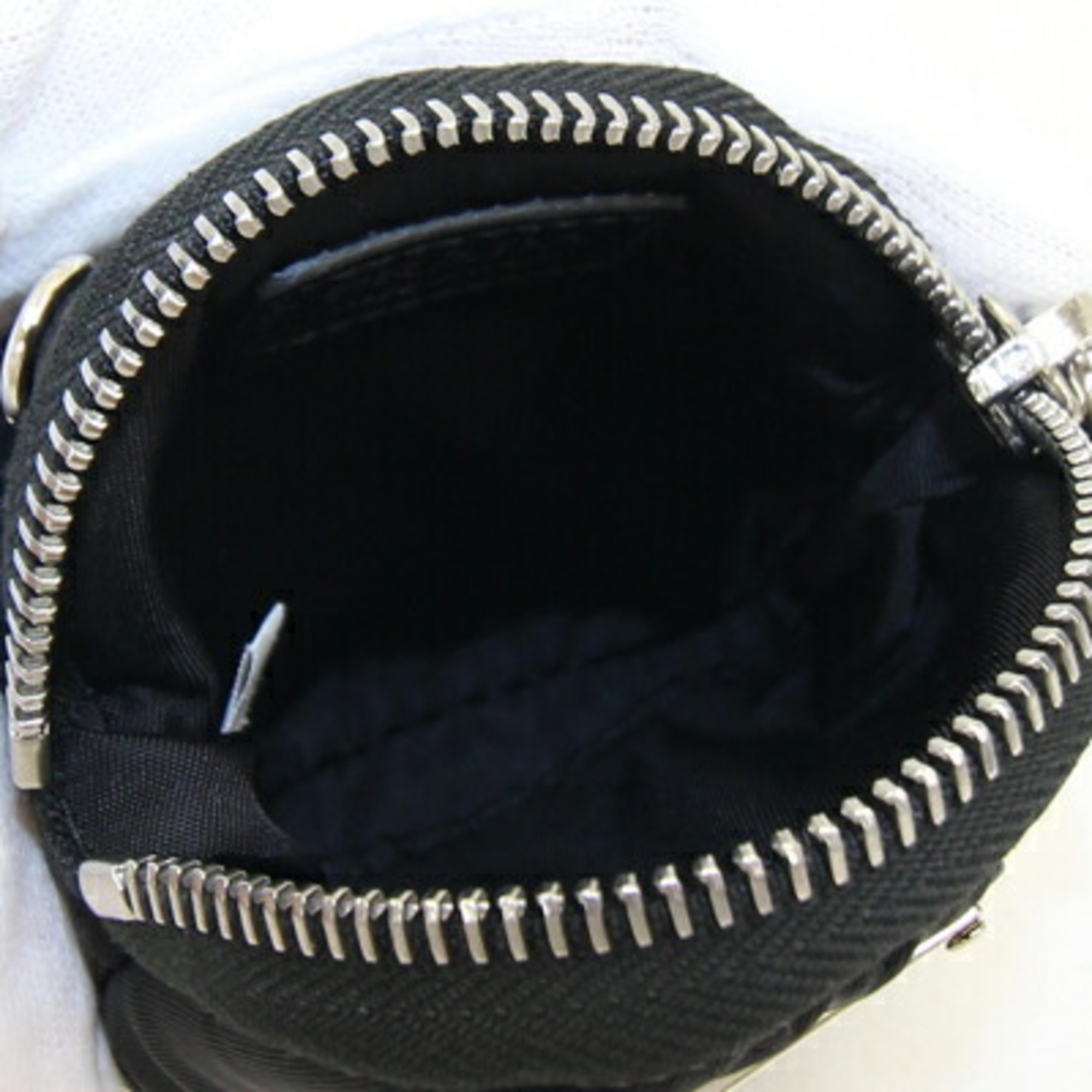 Prada Pouch 1TT129 Black Nylon Neck Pochette Ladies Strap Arm PRADA