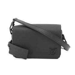 LOUIS VUITTON Aerogram Fastline Wearable Wallet Shoulder Bag Leather Black M82085 RFID