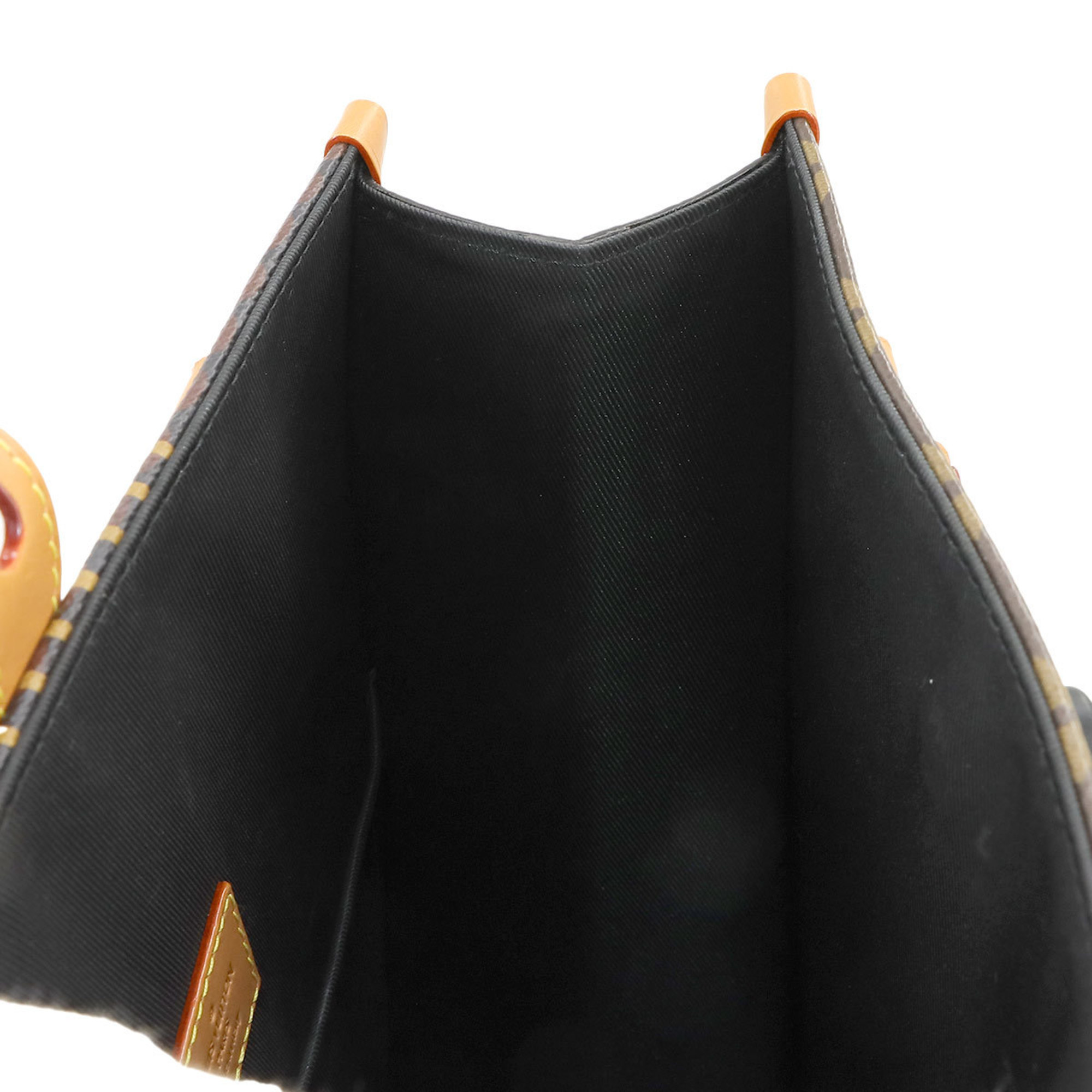 LOUIS VUITTON Giant Damier Monogram 2way Tote Shoulder Bag NIGO Collaboration Ebenu RFID N40355 Mini
