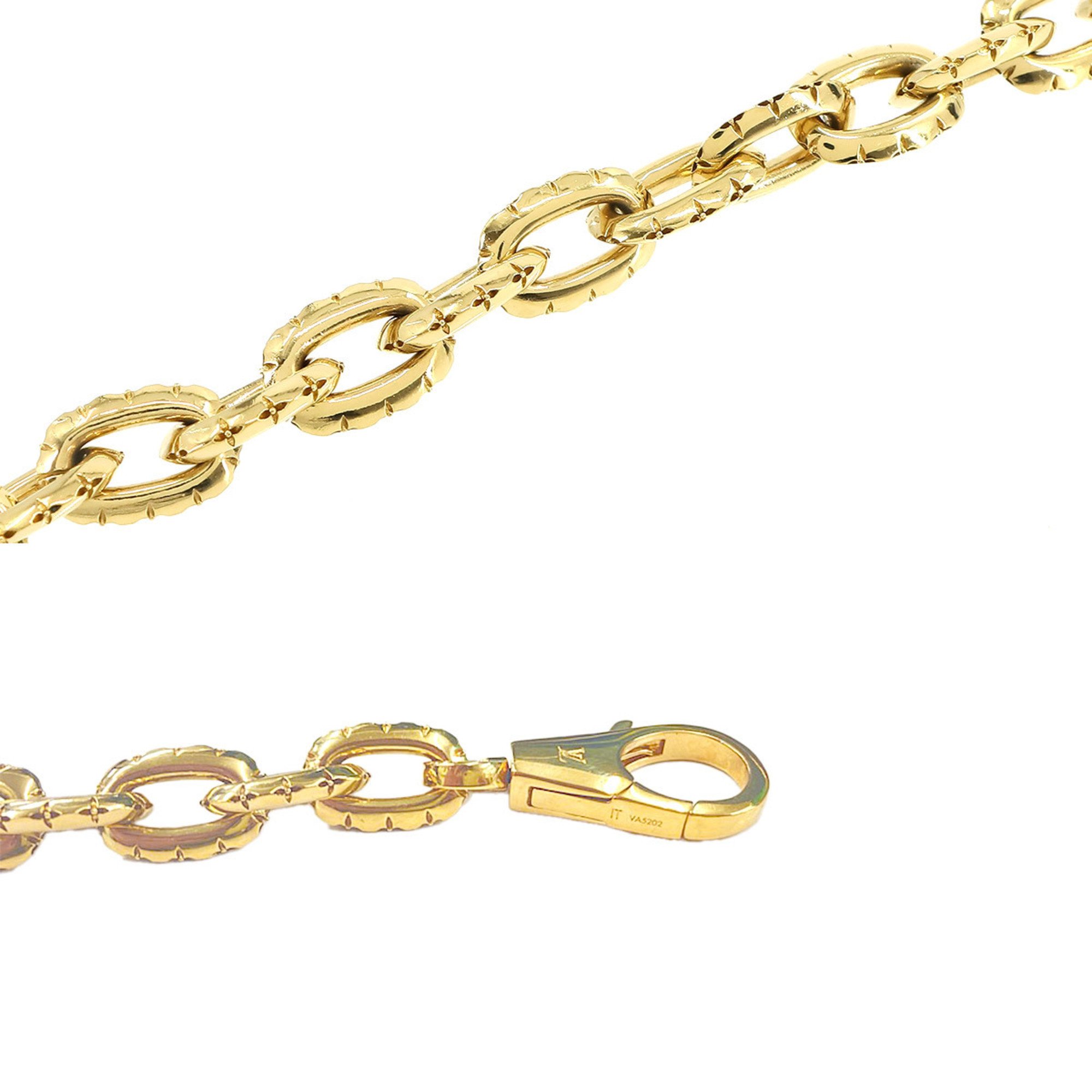 Louis Vuitton LOUIS VUITTON Bracelet LV Crown Gold M1052A