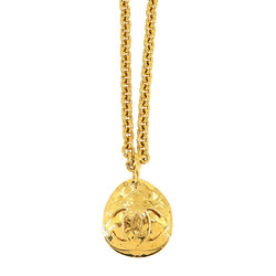 CHANEL Coco Mark Long Necklace Gold 94P