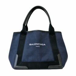 Balenciaga Navy Hippo Shoulder Bag Canvas Women's BALENCIAGA BRB01000000002351