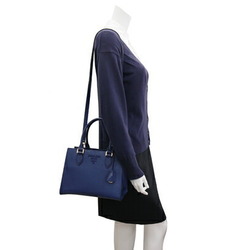 Prada handbag 1BA277 blue leather ladies PRADA