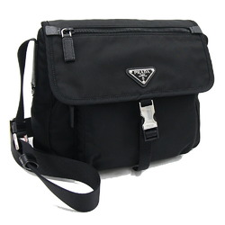 Prada Shoulder Bag 1BD994 Black Nylon Leather Ladies Triangle PRADA