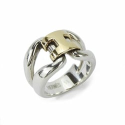 Hermes Ring History 53 Silver 925 K18YG Approx. 10.9g Accessories Women's HERMES