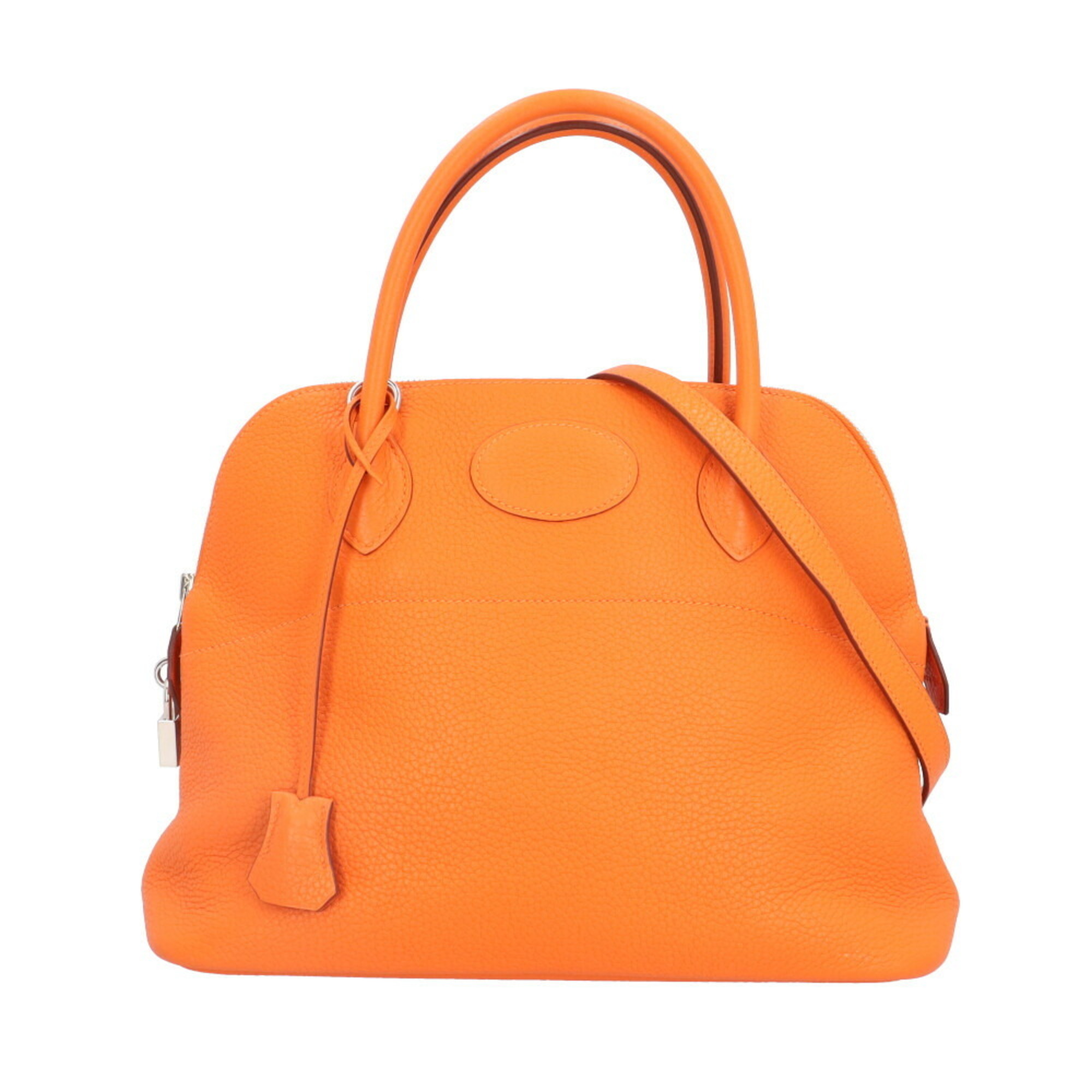 Hermes Bolide 31 Shoulder Bag Taurillon Clemence Orange Women's HERMES 2way BRB10010000013252