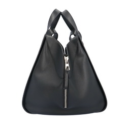 LOEWE Hammock Medium Shoulder Bag Leather 011815 Black Women's BRB10010000013122