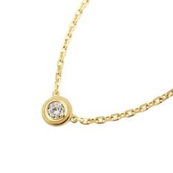 Cartier Necklace Diamants Leger 1PD Diamond K18YG Yellow Gold Ladies