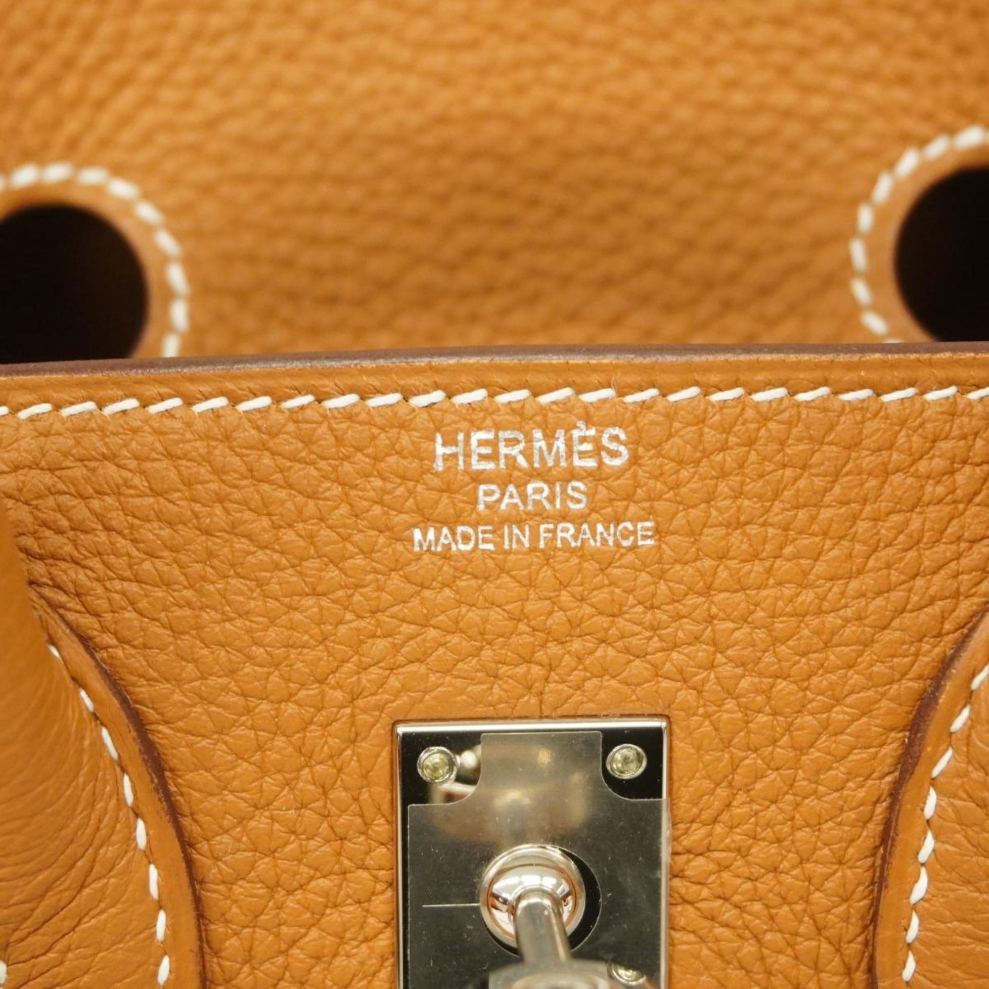 Hermes handbag Birkin 25 B stamp Togo gold ladies