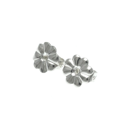 Tiffany Atlas Cube Earrings No Stone Silver 925 Stud Earrings Silver