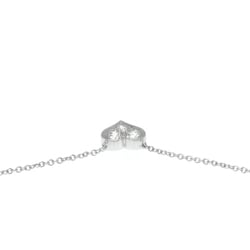 Tiffany Sentimental Heart Necklace Platinum Diamond Men,Women Fashion Pendant Necklace (Silver)