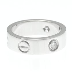 Cartier Love Love Ring White Gold (18K) Fashion Diamond Band Ring Silver