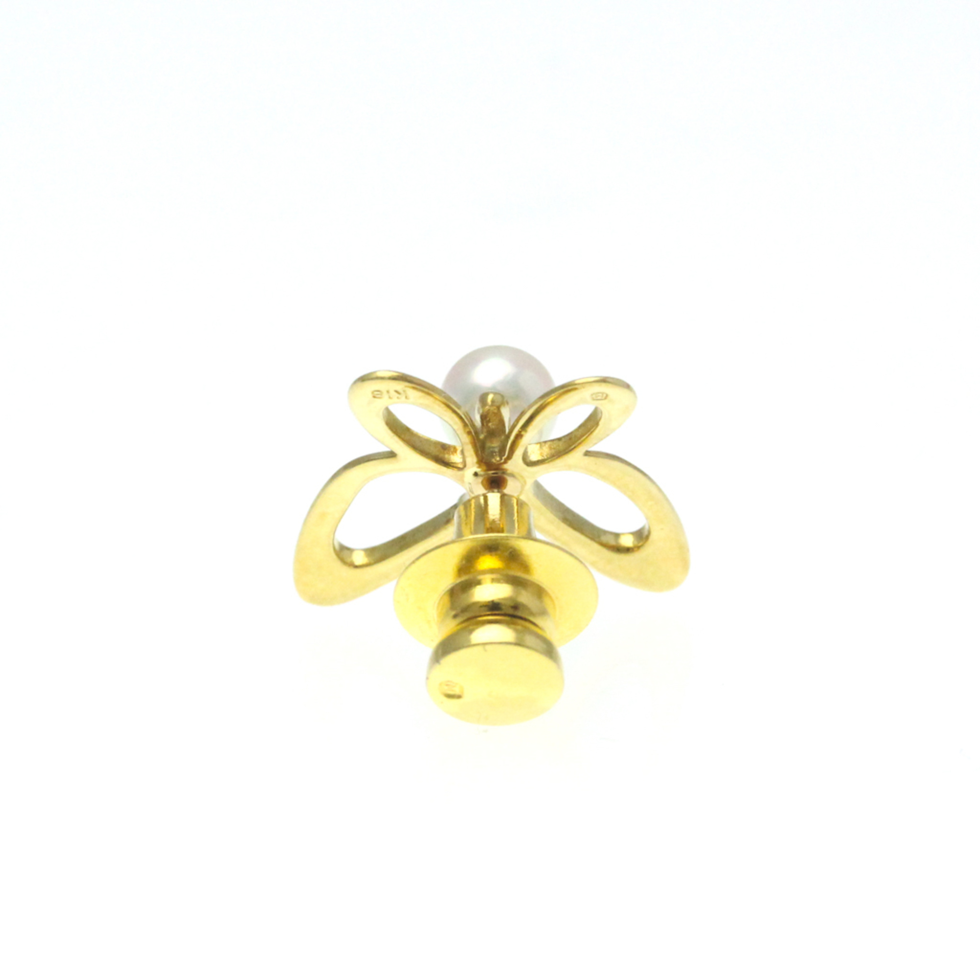 Mikimoto Pearl Butterfly Brooch Yellow Gold (18K) Pearl Pin Brooch Gold