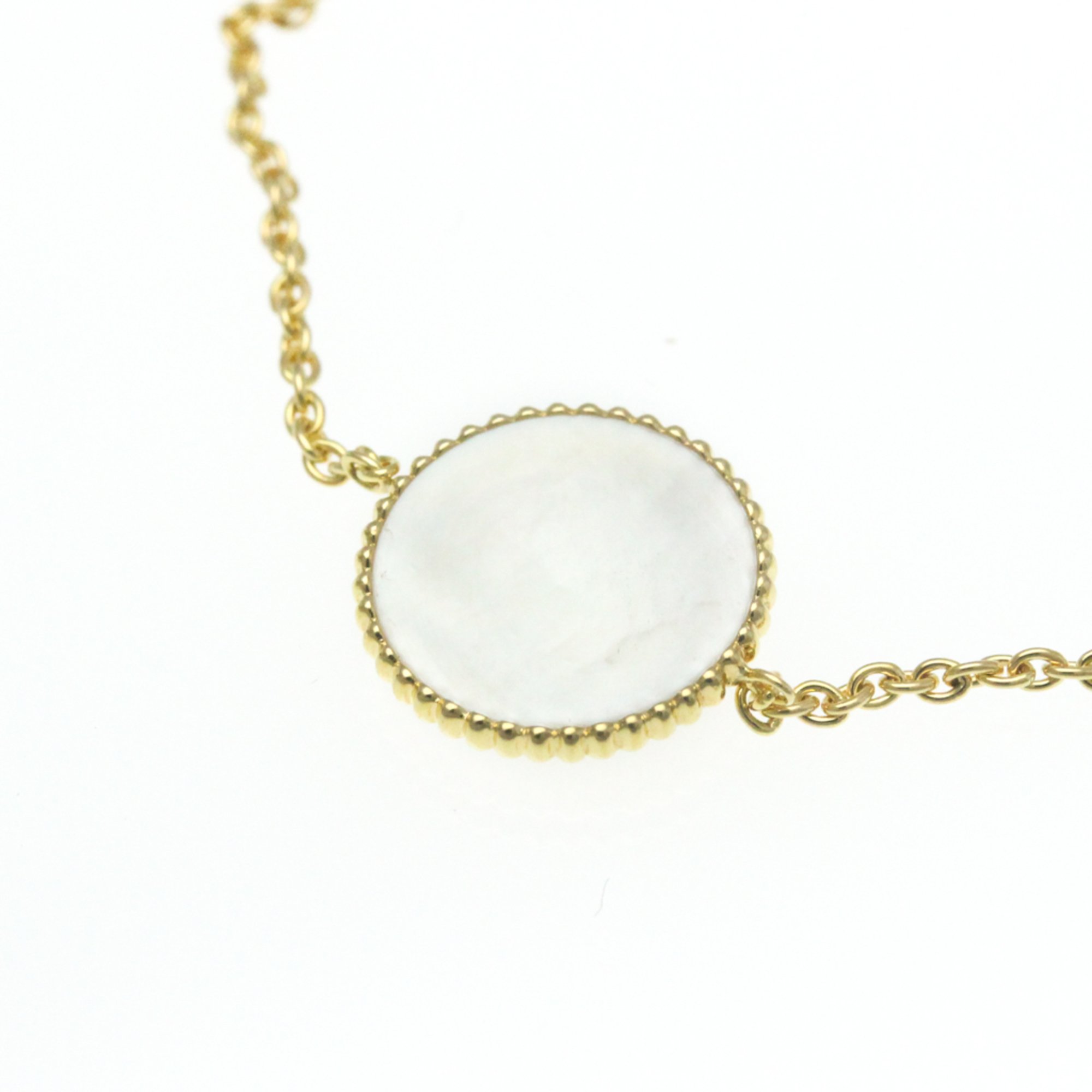 Christian Dior ROSE DES VENTS Diamond Heart MOP Bracelet Yellow Gold (18K) Shell Charm Bracelet Gold
