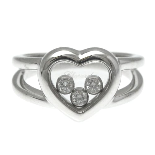 Chopard Happy Diamond 824611 White Gold (18K) Fashion Diamond Band Ring Silver