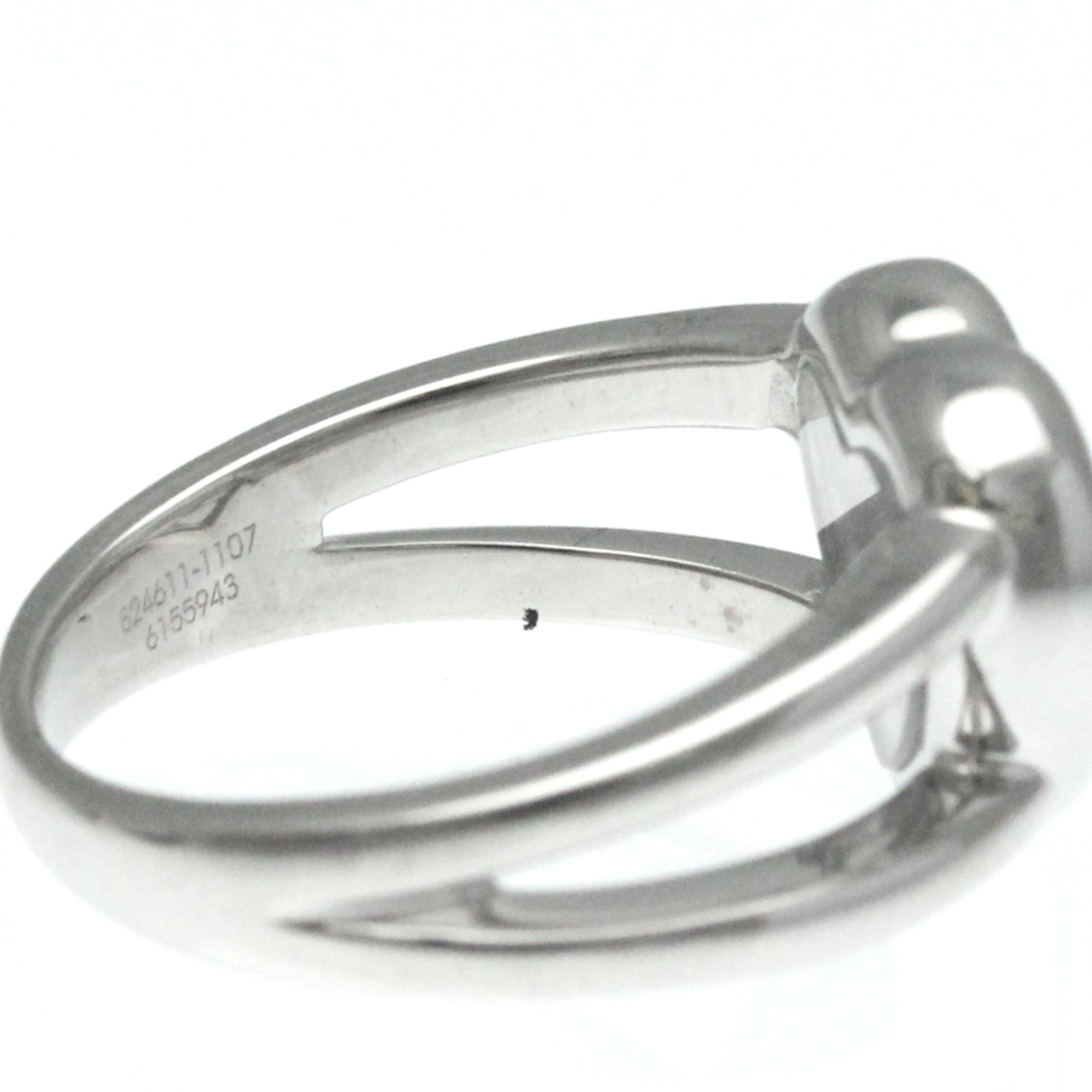 Chopard Happy Diamond 824611 White Gold (18K) Fashion Diamond Band Ring Silver
