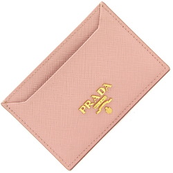 Prada Card Case 1MC208 Pink Leather Pass Ladies PRADA